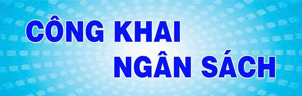 Công khai dự toán ngân sách năm 2024