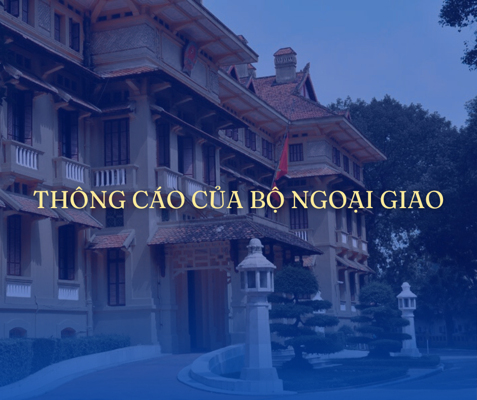 THÔNG CÁO CỦA BỘ NGOẠI GIAO